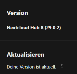 nextcloud_current version