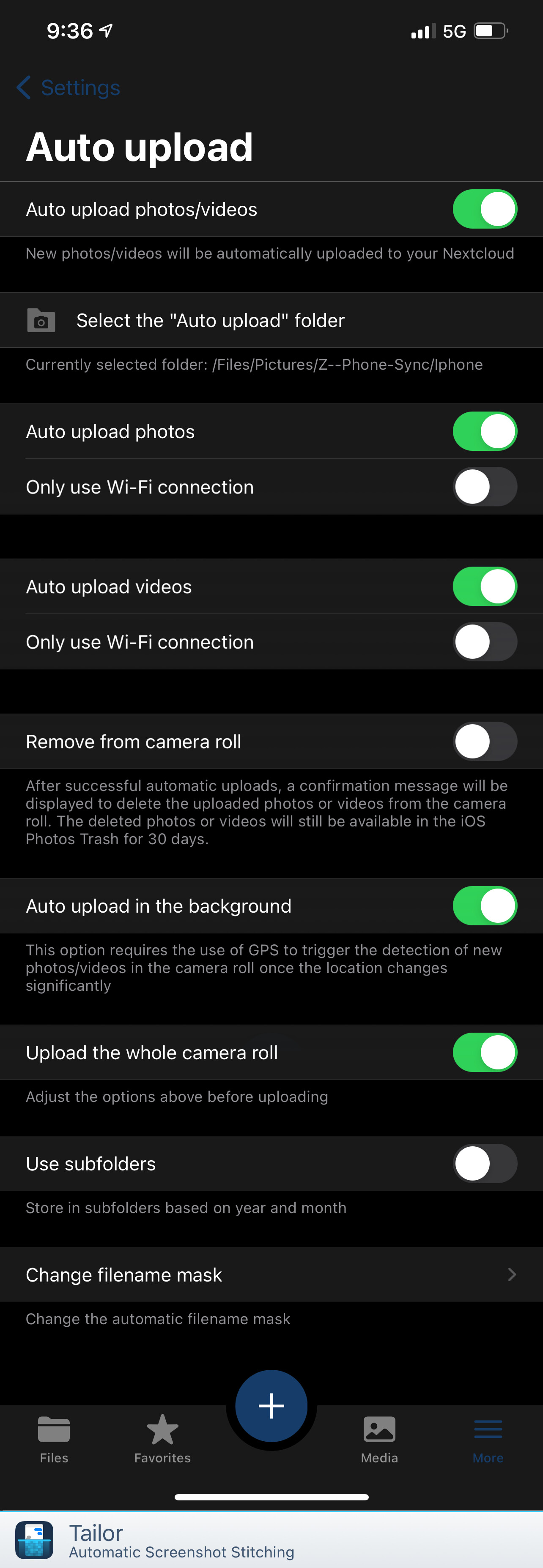 iPhone - Auto Sync: \