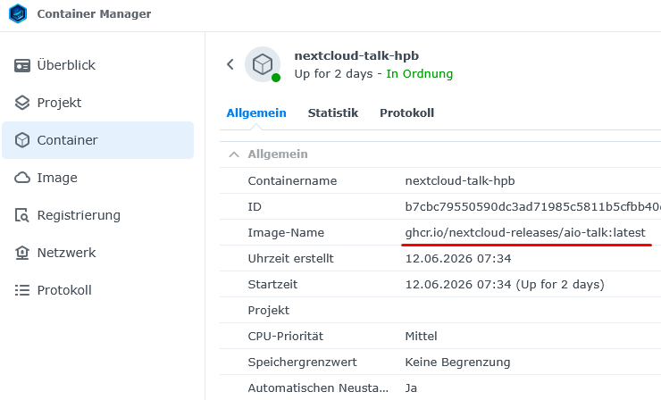 2026-06-14 Container nextcloud-talk-hbp
