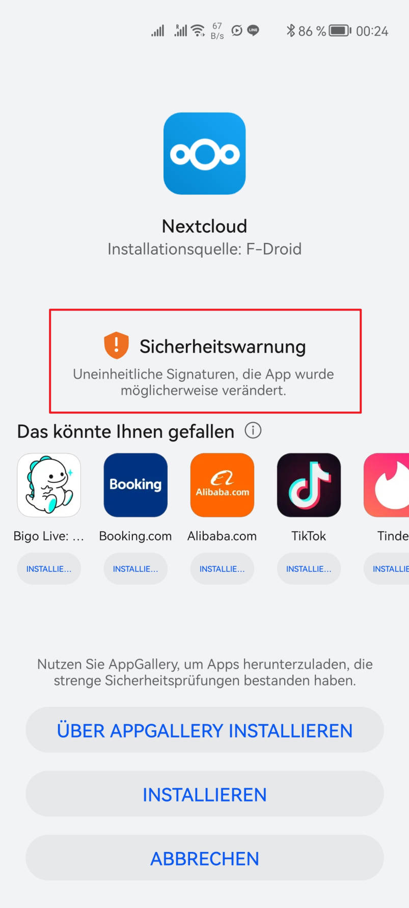 F-Droid: Security Warning? - 🤖 Android - Nextcloud community
