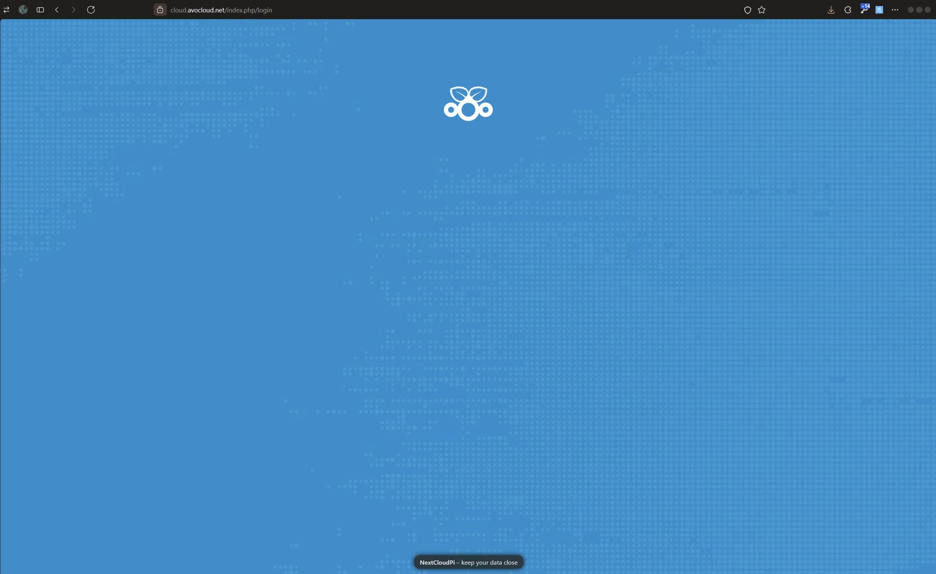 Nextcloud login page is empty - ℹ️ Support - Nextcloud community