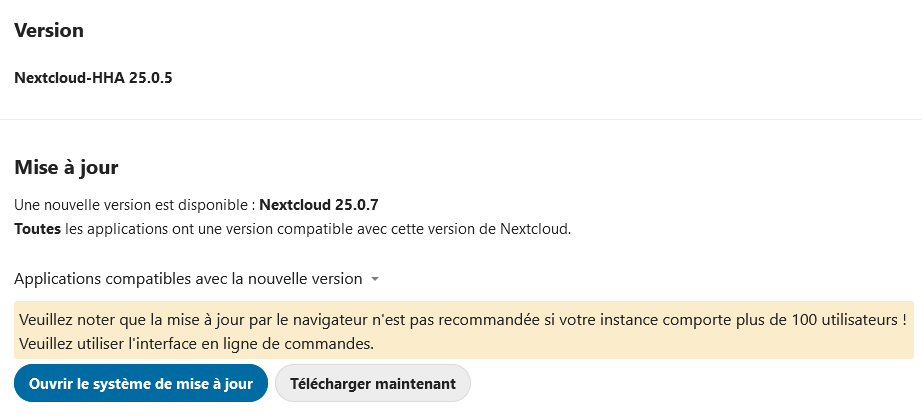 Update doesn't happen - ℹ️ Support - Nextcloud community