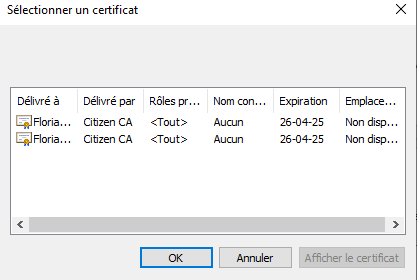 Certificat