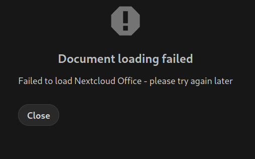 documentfailure