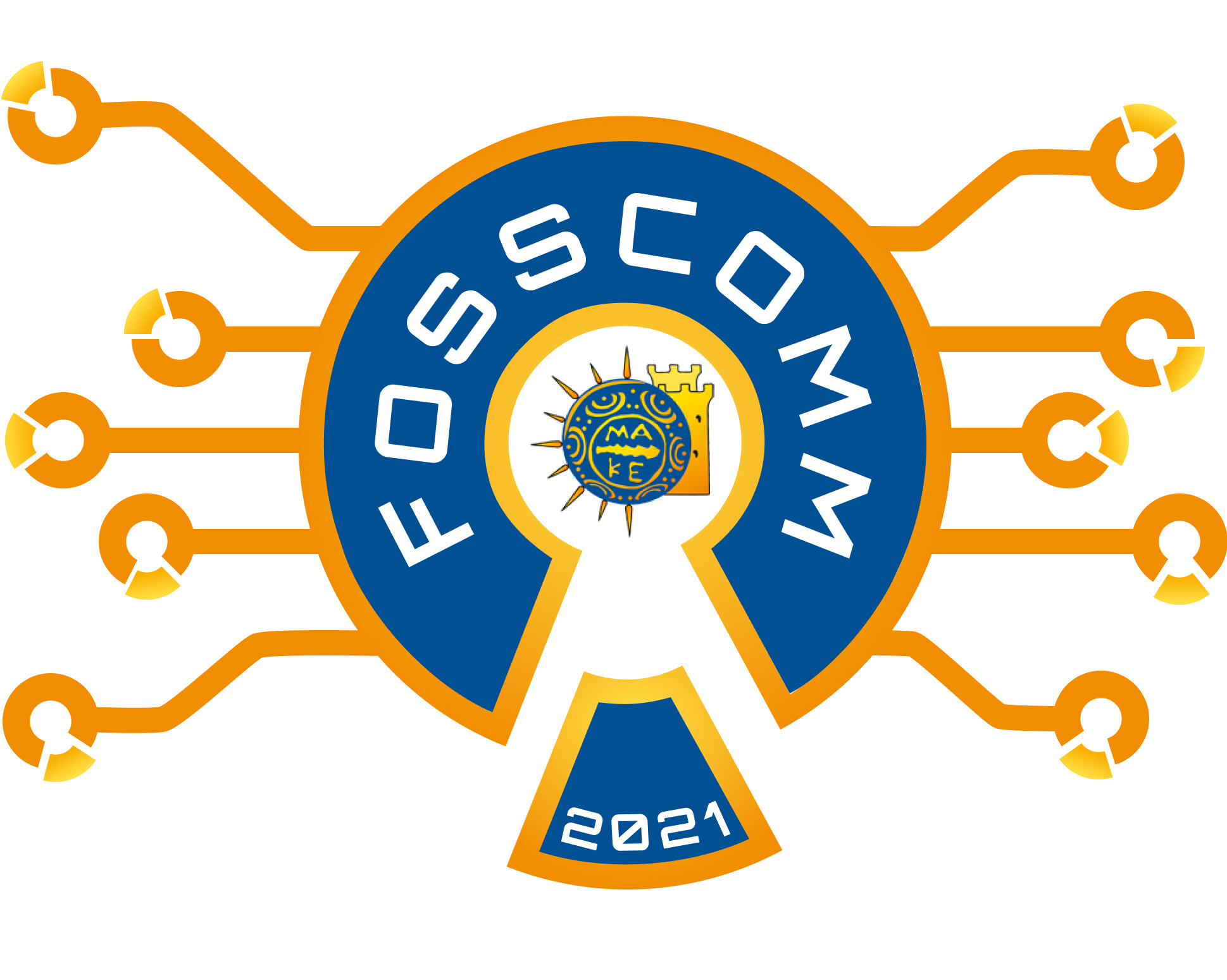 FOSSCOMM 2021 Logo