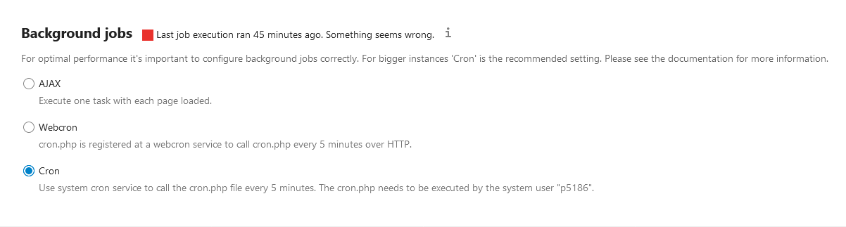 Cron Task Not Working ℹ Support Nextcloud Community